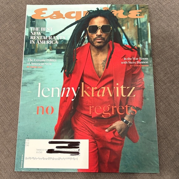 Esquire Other - Esquire Magazine - Winter 2023/2024 - Lenny Kravitz - Never read!